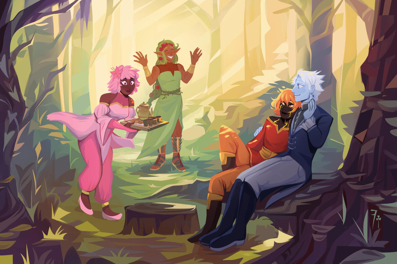 Complex scene